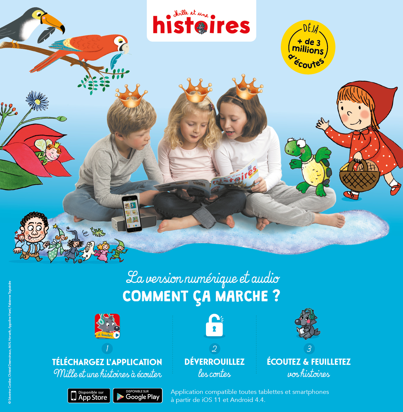 Plus de mille histoires pour enfants dans votre poche